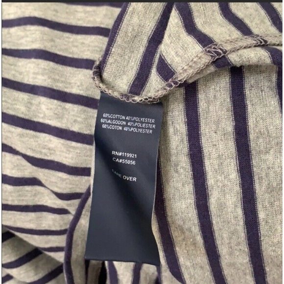 Tommy Girl Hilfiger Girls Dress size Medium New NWT Blue  Stripes Gray Beautiful - Picture 8 of 8